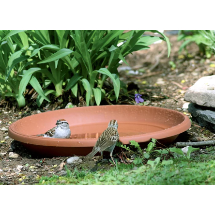 Подставка Prosperplast ТERRA 14х14х1.9см терракотовая (14244) - 3