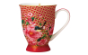 HV0163 Кружка для чая TEAS &amp; C`S Silk Road Cherry Red, фарфоровая, 300 мл - 1
