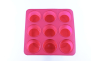 Форма силіконова MysSilicone для випікання тарталеток 9шт малинова (MYS-609) - 1 Форма силіконова MysSilicone для випікання тарталеток 9шт малинова (MYS-609) - 1