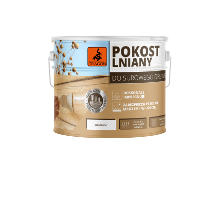 Лак для дерева льняной 5л (DRG-50489) - 1