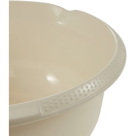 Миска пластикова Keeeper кругла з відливом кремова 9л (KEE-0555.3) - 5 Миска пластикова Keeeper кругла з відливом кремова 9л (KEE-0555.3) - 5