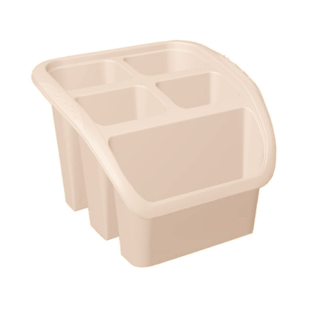 Сушилка для столовых принадлежностей Keeeper 16x16x12см кремовая (КЕЕ-581) - 1