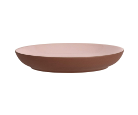 LM0015 Тарілка обідня SIENNA рожева, кераміка, діам. 19 см