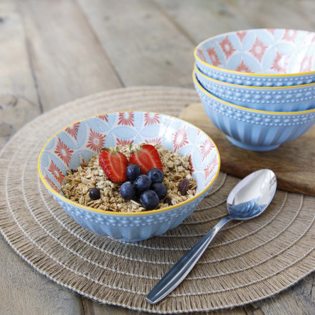 Миска Kitchen Craft BLUE MOSAIC, кераміка, діам. 16 см, 500 мл - 5 Миска Kitchen Craft BLUE MOSAIC, кераміка, діам. 16 см, 500 мл - 5