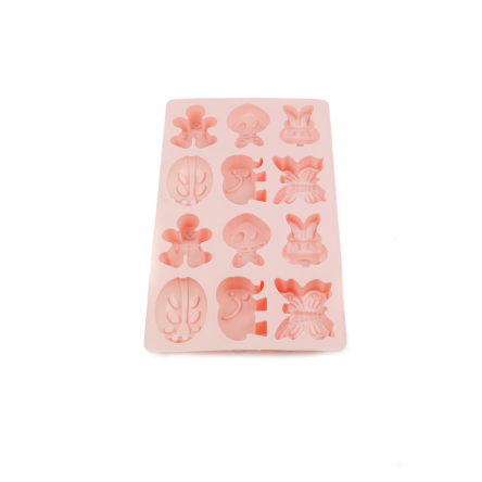 Форма силіконова MysSilicone для випікання кексів Звірі 12 осередків 19.5х34х4см рожева (MYS-45098) - 6 Форма силіконова MysSilicone для випікання кексів Звірі 12 осередків 19.5х34х4см рожева (MYS-45098) - 6