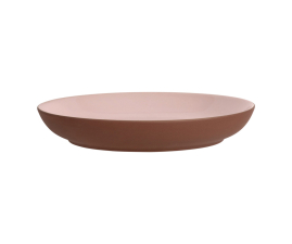 LM0014 Тарілка обідня SIENNA рожева, кераміка, діам. 26,5 см