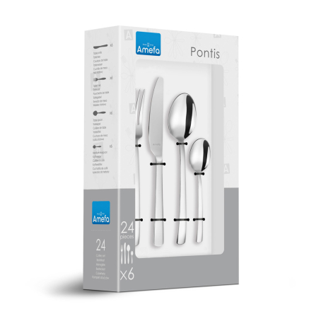 F140400B327C40 Набір столових приборів Pontis, 24 пр. - 3