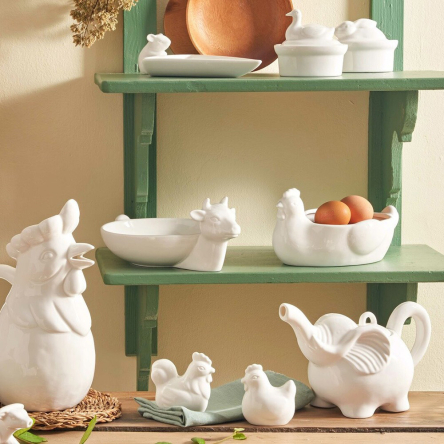 U10010091U00 Тарілка для моцарелли La Porcellana Bianca FATTORIA, 27 х 18 см - 2