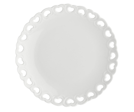 P003900114 Тарелка десертная La Porcellana Bianca VALENTINO, фарфор, диам. 15 см