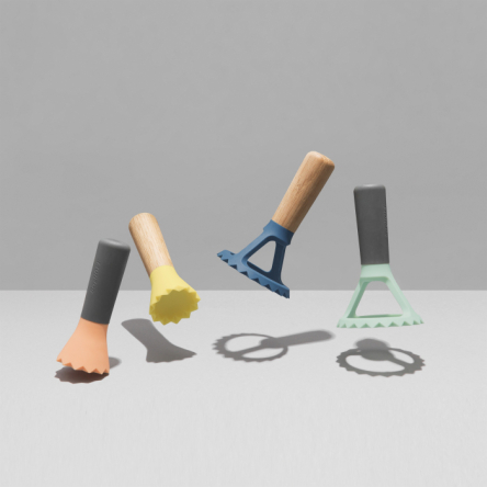 Ніж для равіолі BergHOFF LEO, дерев'яна ручка діаметр 8см (3950008) - 2