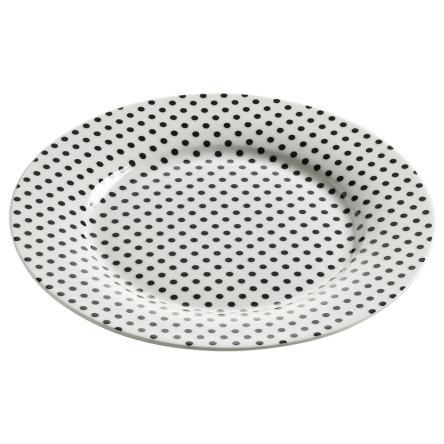 S82001 Тарілка Dots ART DECO порцелянова, діам. 20 см - 1 S82001 Тарілка Dots ART DECO порцелянова, діам. 20 см - 1