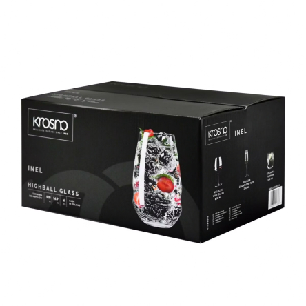Набір високих склянок INEL 500мл х 6шт (KROS-913285) - 2
