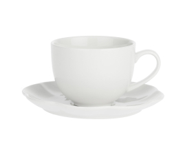 P000200016 Чашка для чаю з блюдцем La Porcellana Bianca VILLADEIFIORI, порцеляна, 200 мл