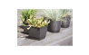 Горщик для квітів Prosperplast RATOLLA круглий 22х19.5см коричневий (70765-440) - 3