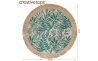 Набір плейсматів Creative Tops Green Leaf, джут, діам. 41 см, 4 пр. - 5