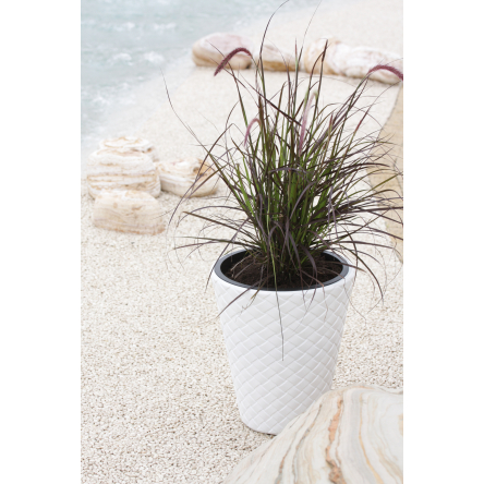 Горшок для цветов Prosperplast MATUBA 40х48см с вкладышем белый (71368-449) - 2