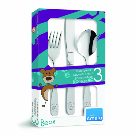 Набір дитячих столових приборів Amefa TEDDY, 3 шт. - 2
