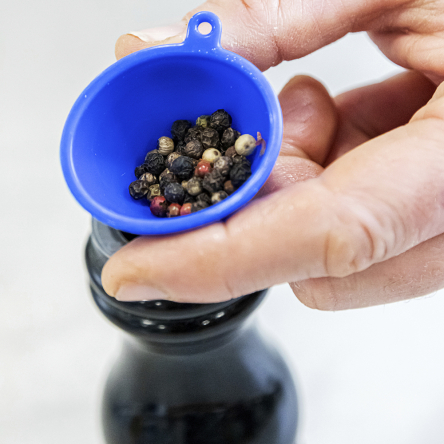 Воронка Kitchen Craft, силикон, синий, диам. 4,5 см - 3 Воронка Kitchen Craft, силикон, синий, диам. 4,5 см - 3