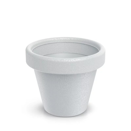 Горщик для квітів Prosperplast Origina 30х30х25см круглий білий (56899-449) - 1