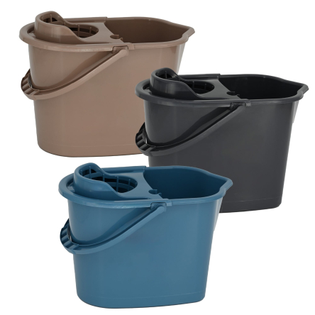 Відро пластикове YORK МОП 10л прямокутне+ віджим (YR-187) - 1 Відро пластикове YORK МОП 10л прямокутне+ віджим (YR-187) - 1