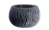 Горщик для квітів Prosperplast Sandy Bowl WS 37х37х23 круглий із вкладишем підвісний антрацит (23179-433) - 2 Горщик для квітів Prosperplast Sandy Bowl WS 37х37х23 круглий із вкладишем підвісний антрацит (23179-433) - 2