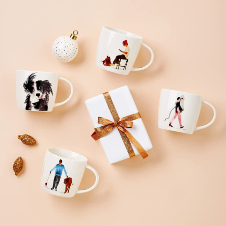 DX1066 Кружка BEST FURRY FRIENDS Café Waiting, фарфор, 400 мл - 3