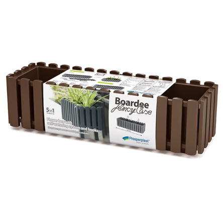 Балконний ящик Prosperplast BOARDEE FENCYCASE W навісний 58х18х16.2см сірий (88680-405) - 4 Балконний ящик Prosperplast BOARDEE FENCYCASE W навісний 58х18х16.2см сірий (88680-405) - 4