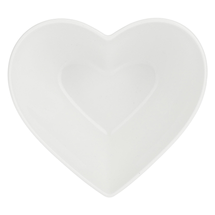 P002000717 Миска для сладостей HEART La Porcellana Bianca CUPIDO, фарфор, 15 х 16,5 х 6,5 см - 1 P002000717 Миска для сладостей HEART La Porcellana Bianca CUPIDO, фарфор, 15 х 16,5 х 6,5 см - 1