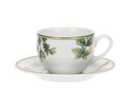 U10129010P00 Чашка для капучіно з блюдцем La Porcellana Bianca COLTIVIA, порцеляна, 220 мл