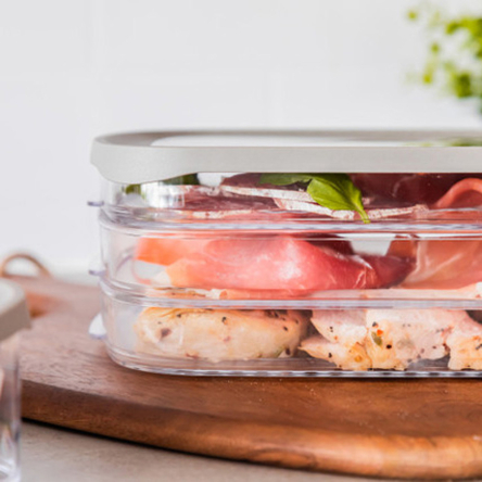 Контейнер для нарезки Kitchen Craft MASTERCLASS, трехуровневый, пластик, 23,1 x 16,3 x 7,7 см - 5