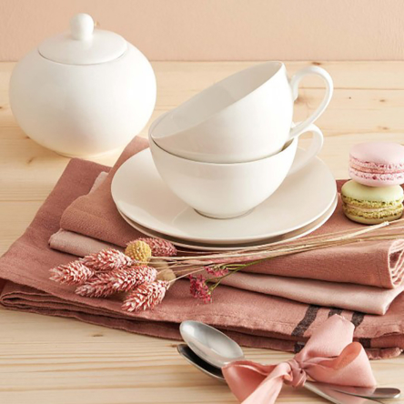 P004200027 Чашка с блюдцем La Porcellana Bianca ESSENZIALE, фарфор, 350 мл - 2