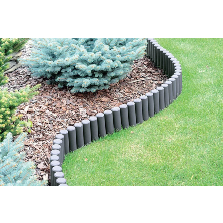 Паркан декоративний Prosperplast Palisada 270x45x155/24см світло-сірий (40053-443) - 3