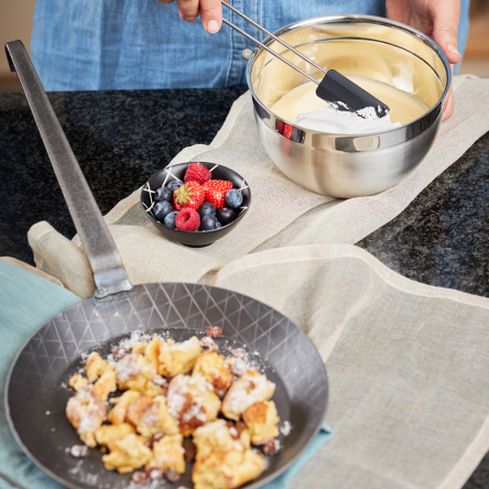 Лопатка силіконова Rosle, чорна, 26 см - 3