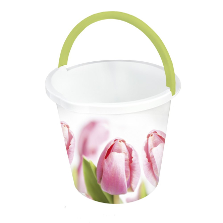 Відро пластикове BRANQ 10л Тюльпан (BRQ-1201.1) - 1