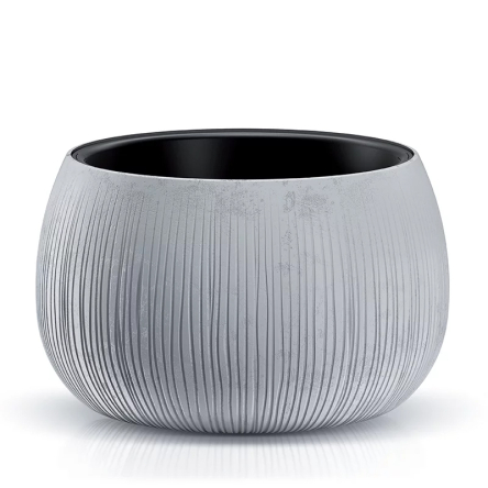 Горшок для цветов Prosperplast BETON BOWL с вкладышем 48х30см бетон (65940-422) - 1