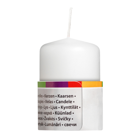 Свічка Bolsius стовпчик 4х6см біла 4шт. (BOL-566702) - 2 Свічка Bolsius стовпчик 4х6см біла 4шт. (BOL-566702) - 2