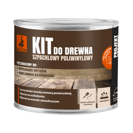 Шпаклівка для дерева 620г (DRG-32355) - 1 Шпаклівка для дерева 620г (DRG-32355) - 1