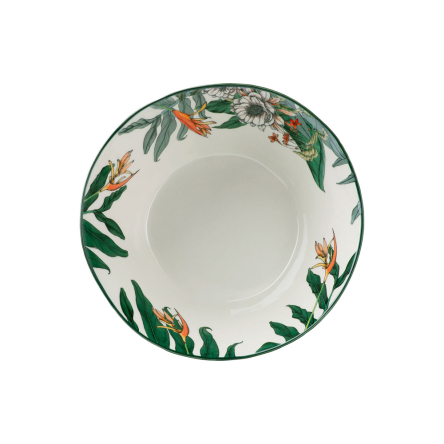 DR0466 Миска серверувальна NIGHT GARDEN, порцелянова, діам. 25 см, 2100 мл - 1 DR0466 Миска серверувальна NIGHT GARDEN, порцелянова, діам. 25 см, 2100 мл - 1