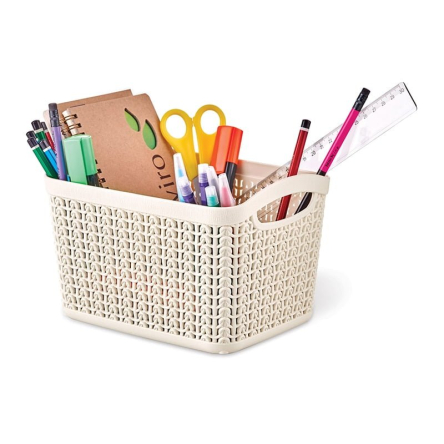 Корзина для хранения UCS KNIT DESIGN прямоугольная 3.3л кремовая (UCS-93006) - 1