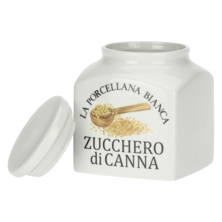 P0126110ZC Банка для темного сахара La Porcellana Bianca CONSERVA, фарфор, 1,1 л - 2