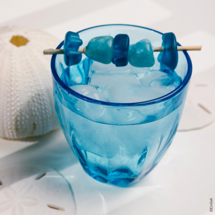 Склянка для напоїв La Roshere LILY bleuet, h 9 см, 250 мл - 4