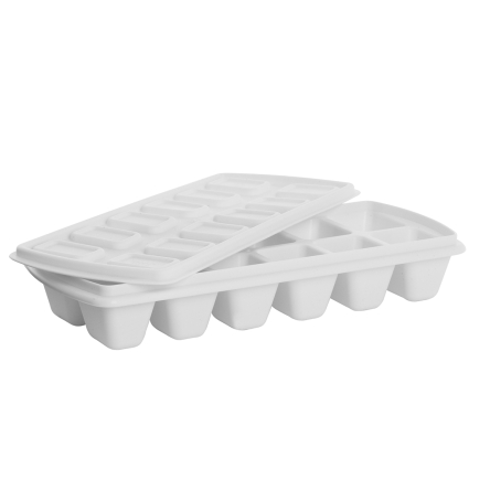 Форма для льоду Plast Team із кришкою біла (TEA-1808.1) - 1