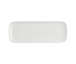P004703011 Блюдо сервировочное La Porcellana Bianca ESSENZIALE NEW AGE, фарфор, 30 х 11 х 2,1 см