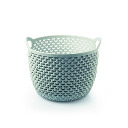 Корзина для хранения UCS DROP DESIGN круглая 3.3л серый металлик (UCS-153007.2) - 1 Корзина для хранения UCS DROP DESIGN круглая 3.3л серый металлик (UCS-153007.2) - 1