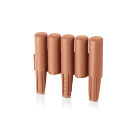 Парканчик декоративний Prosperplast Palisada 270x45x155/24см теракотовий (40053-624)