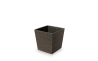 Горщик для квітів Prosperplast FURU ECO WOOD 24х24х23.5см квадратний низький із вкладишем кавовий (60031-4625) - 1 Горщик для квітів Prosperplast FURU ECO WOOD 24х24х23.5см квадратний низький із вкладишем кавовий (60031-4625) - 1