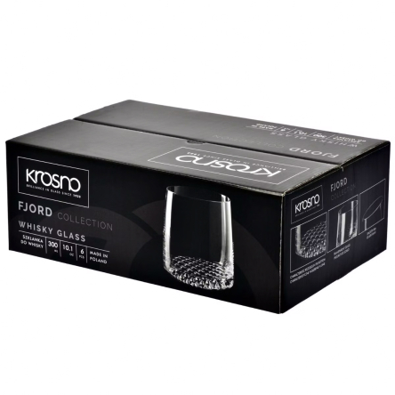 Набір склянок для віскі FJORD 300мл х 6шт (KROS-877013) - 2