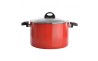 Кастрюля BergHOFF ECLIPSE с крышкой, краснаядиам.24см, 6.6л (3700115) - 1