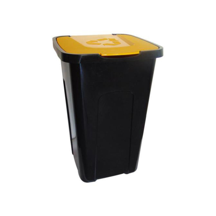Контейнер для сміття Keeeper 50л жовтий (КЕЕ-905217) - 1