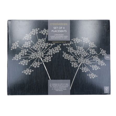 Набір коркових підставок під тарілки Creative Tops Silhouette, 40 x 29 см, 4 шт. - 2